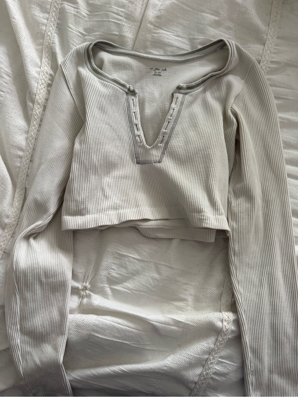 Out from under Long-Sleeve Top - Light Gray